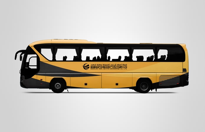 新疆VI设计-公共交通工具-美无画设计